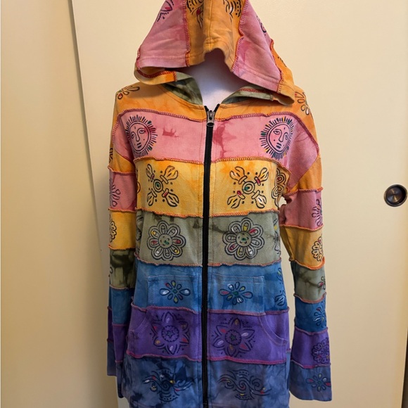 Rising International Multicolor Cotton Jacket - Picture 1 of 3